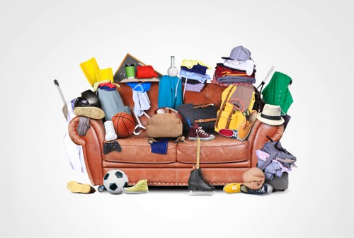 Furniture being recycled at a local center in Temple