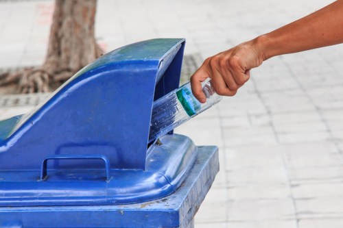 Eco-friendly waste segregation in a temple